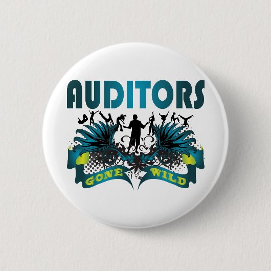 Badge Rond 5 Cm Commissaires aux comptes fous (Devant)