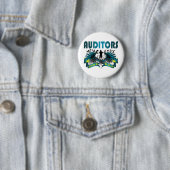 Badge Rond 5 Cm Commissaires aux comptes fous (En situation)