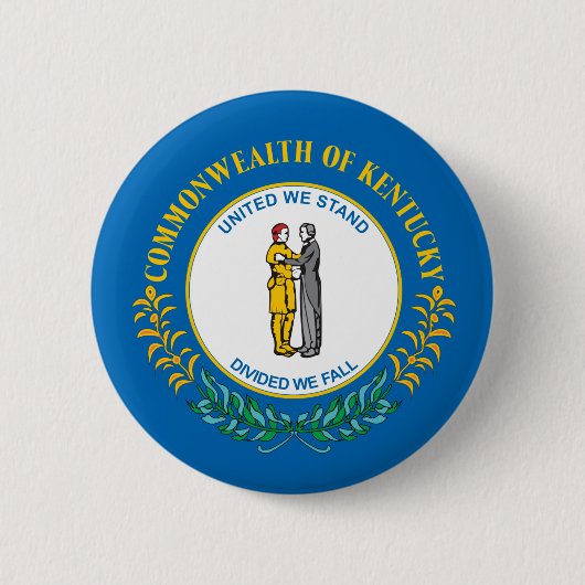 Badge Rond 5 Cm Commonwealth du Kentucky (Devant)