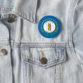 Badge Rond 5 Cm Commonwealth du Kentucky (En situation)