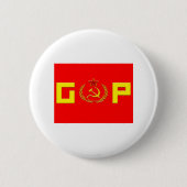 Badge Rond 5 Cm Communiste de GOP (Devant)