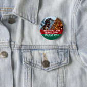 Badge Rond 5 Cm Compagnie d'installation de lumière de Noël person (En situation)