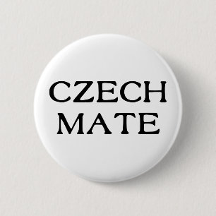 Badge Rond 5 Cm Compagnon tchèque