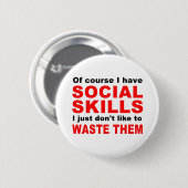Badge Rond 5 Cm Compétences sociales (Devant & derrière)
