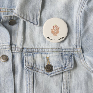 Badge Rond 5 Cm Composants du bouton Réagir Basculer sur le déma