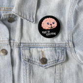Badge Rond 5 Cm Composez Votre Esprit Amusant Cerveau Pun Dark BG (En situation)