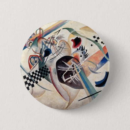 Badge Rond 5 Cm Composition de Kandinsky (Devant)