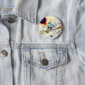 Badge Rond 5 Cm Composition Kandinsky 8 (En situation)