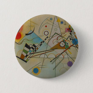 Badge Rond 5 Cm Composition Kandinsky VIII