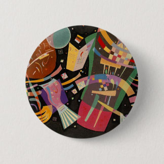 Badge Rond 5 Cm Composition Kandinsky X Oeuvre Abstraite