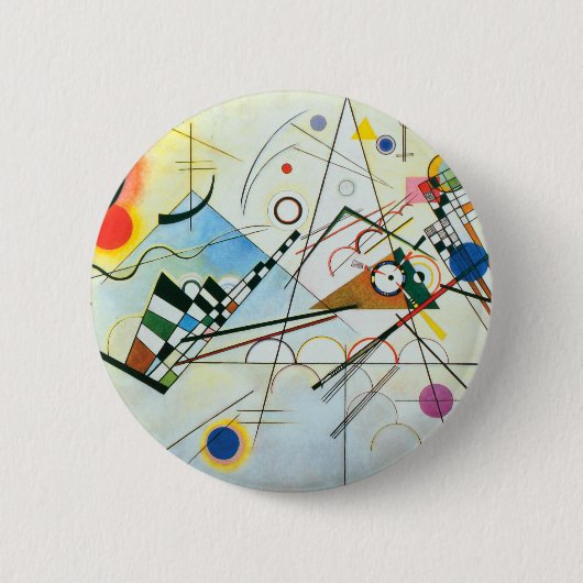 Badge Rond 5 Cm Composition VIII par Wassily Kandinsky (Devant)