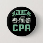 Badge Rond 5 Cm Comptable CPA (Devant)