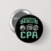 Badge Rond 5 Cm Comptable CPA (Devant & derrière)