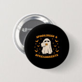 Badge Rond 5 Cm Comptable D'Halloween B (Devant & derrière)