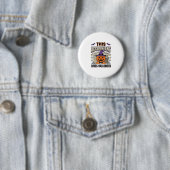 Badge Rond 5 Cm Comptable d'Halloween Drôle Saison fiscale effraya (En situation)