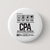 Badge Rond 5 Cm comptable public agréé - CPA (Devant)