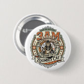 Badge Rond 5 Cm Comptable Saison Fiscale Chat Comptable Saison Fis (Devant & derrière)