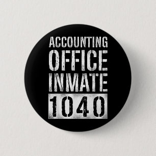 Badge Rond 5 Cm Comptable Teneur De Livres Comptabilité Prison Jai