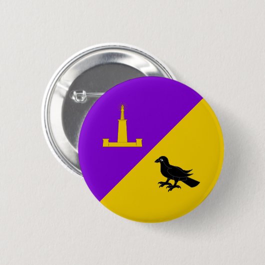 Badge Rond 5 Cm Comté d'Avonmore (Devant & derrière)