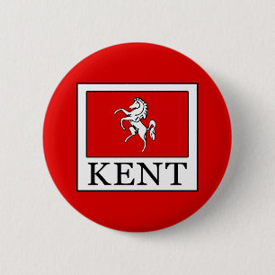 Badge Rond 5 Cm Comté de Kent