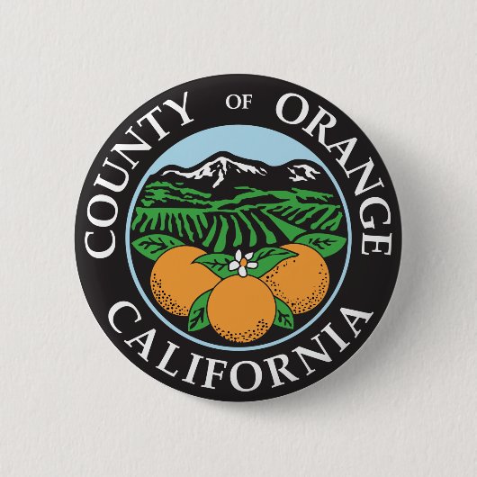 Badge Rond 5 Cm Comté d'Orange (Devant)