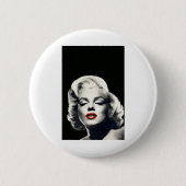 Badge Rond 5 Cm CON24BW-V4 lèvres rouges Marilyn DANS BLACK.tif (Devant)