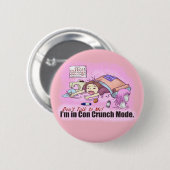 Badge Rond 5 Cm Con Crunch (Devant & derrière)