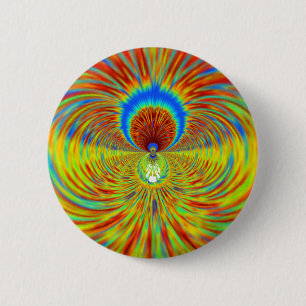 Badge Rond 5 Cm Concepteur graphique Feu ardent