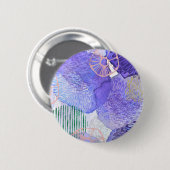Badge Rond 5 Cm Conception abstraite violette (Devant & derrière)