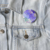 Badge Rond 5 Cm Conception abstraite violette (En situation)
