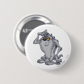 Badge Rond 5 Cm Conception artistique de la pensée TAZ™ (Devant & derrière)