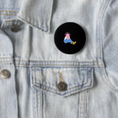 Badge Rond 5 Cm Conception artistique graphique Oh Deer (En situation)