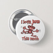 Badge Rond 5 Cm Conception chrétienne drôle (Devant & derrière)