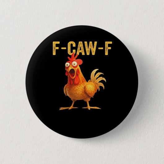 Badge Rond 5 Cm Conception créative et décontractée de poulet F Ca (Devant)