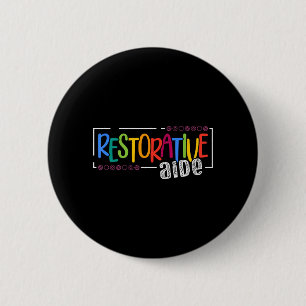 Badge Rond 5 Cm Conception d'aide réparatrice pour hommes et femme
