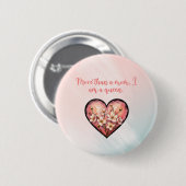 Badge Rond 5 Cm Conception d'autonomisation Plus Qu'une Mère Je Su (Devant & derrière)