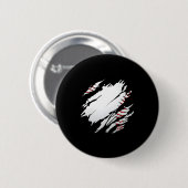 Badge Rond 5 Cm Conception de baseball Baseball (Devant & derrière)