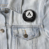 Badge Rond 5 Cm Conception de bouton classique (En situation)