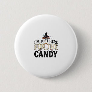 Badge Rond 5 Cm Conception de chemise de chapeau de sorcière de bo
