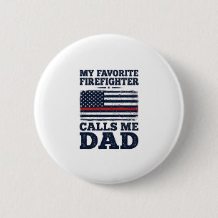 Badge Rond 5 Cm Conception de chemise de drapeau vintage de papa p