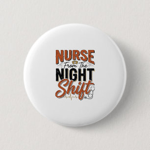 Badge Rond 5 Cm Conception de chemise de nuit de garde d'infirmièr