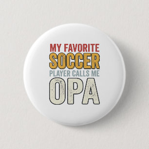Badge Rond 5 Cm Conception de chemise de typographie vintage Opa d