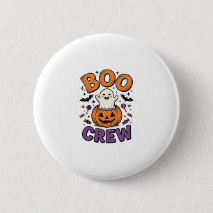 Badge Rond 5 Cm Conception de chemise Halloween Citrouille Fantôme