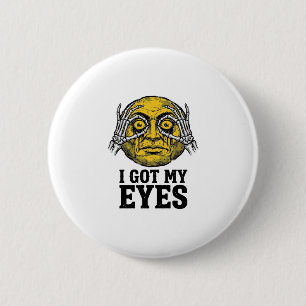 Badge Rond 5 Cm Conception de chemise Halloween drôle Vintage J'ai