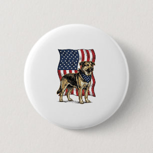 Badge Rond 5 Cm Conception de chemise vectorielle de drapeau de ch