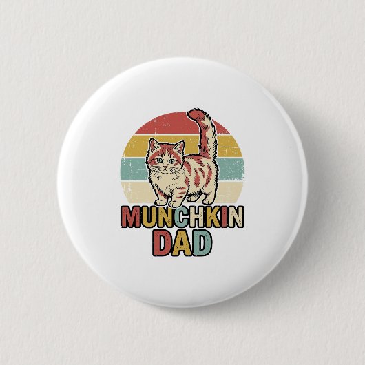 Badge Rond 5 Cm Conception de chemise vectorielle pour papa Munchk (Devant)
