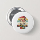 Badge Rond 5 Cm Conception de chemise vectorielle pour papa Munchk (Devant & derrière)