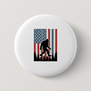 Badge Rond 5 Cm Conception de chemise vectorielle vintage Bigfoot 