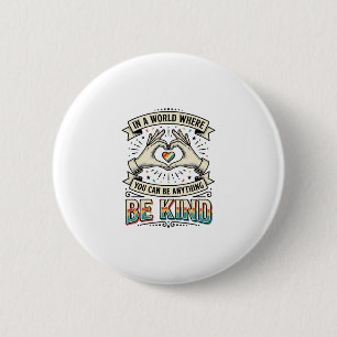 Badge Rond 5 Cm Conception de chemise vintage à mains en forme de 