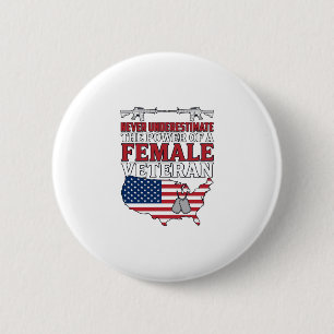 Badge Rond 5 Cm Conception de chemise vintage patriotique de pouvo